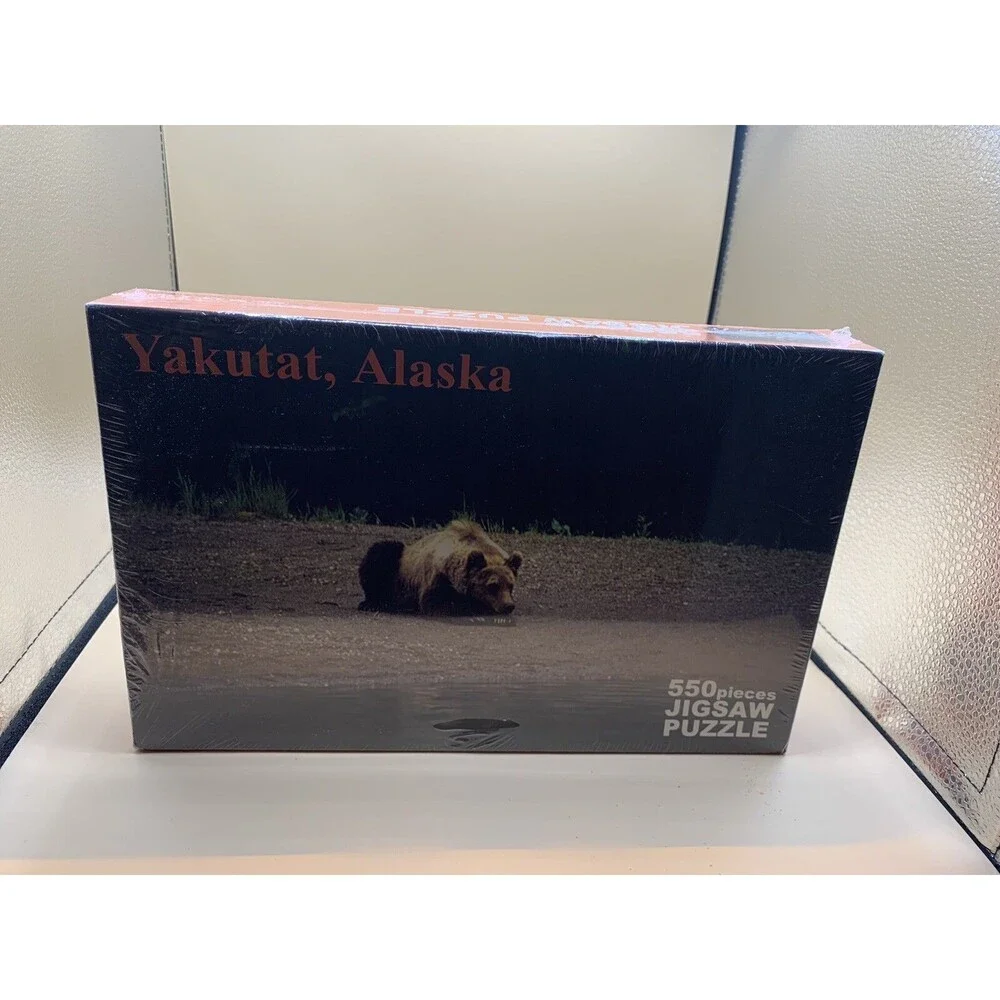 Yakutat Alaska Grizzly Bear 550 PC Jigsaw Puzzle Photo By W. H. “Bill” Fletcher